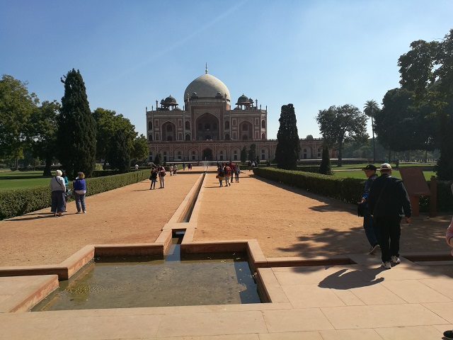 インドのフマーユーン廟（Humayun's Tomb）